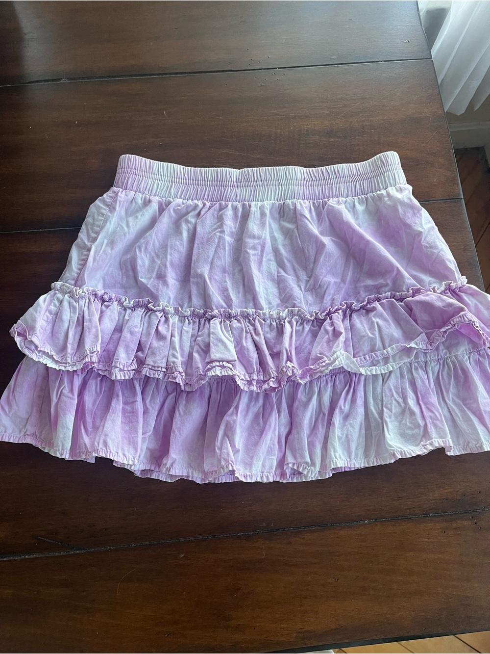 Generation Love Lavender Tiered Ruffle Mini Skirt
